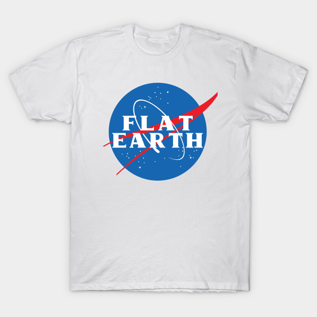 flat earth nasa shirt